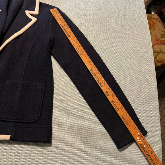 J CREW BOILED 100% MERINO WOOL JACKET SIZE M - Picture 7 of 9